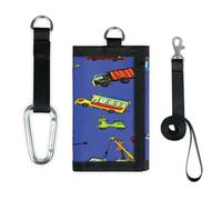 TropicalLife Funny Cars - Cartera delgada y pequeña para guardar dinero, diseño de coches, ligera, portátil