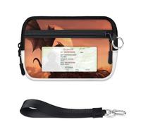 TropicalLife Knight Dragon Magical - Cartera mágica para mujeres, hombres, niños, niñas, niños, monederos de dragón, mini funda con cremallera para tarjetas con ventana de identificación, ligera