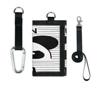 TropicalLife Monedero organizador de dinero con diseño de unicornio y panda y bolsillo pequeño, ligero y portátil