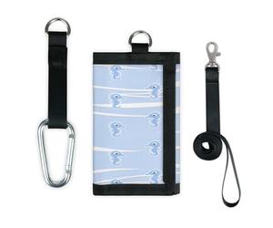 TropicalLife Ocean Cute Sea Horse - Cartera delgada de bolsillo pequeño para organizar dinero, ligera, portátil