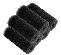TropicAqua Almohadillas de filtro de espuma compatibles con kit de filtración de acuario de 5.9 x 2.6 pulgadas, prefiltro de repuesto (paquete de 6)