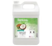 TropiClean Champú para Mascotas - Alivio Medicado de la Picazón - Exfolia, Humecta, Alivia la Piel y el Pelo Seco I Para Perros y Gatos I Sin Parabenos, Colorantes, Jabón - Avena y Árbol de Té, 3,78 L