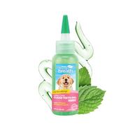 Tropiclean Fresh Breath by Gel de Cuidado Bucal para Cachorros - Dientes Limpios, Sin Cepillado - Combate la Placa y el Sarro - 59 ml