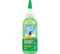 Tropiclean Fresh Breath by Gel de Cuidado Bucal para Perros - Dientes Limpios, Sin Cepillado - Combate la Placa, el Sarro y la Enfermedad Gingival - Original - 118 ml