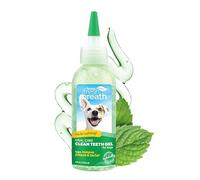 Tropiclean Fresh Breath by Gel de Cuidado Bucal para Perros - Dientes Limpios, Sin Cepillado - Combate la Placa, el Sarro y la Enfermedad Gingival - Original - 118 ml