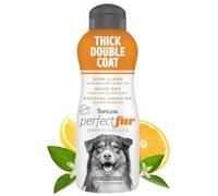 TROPICLEAN PerfectFur Thick Double Coat Shampoo for Dogs, 16oz - Made in USA - Unique Breed Specific Shed Control Formula for Breeds Like Australian Sheperds - Naturally Derived