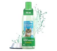 TropiClean Refrescante Bucal para Gatos - Aditivo de Cuidado Bucal para el Agua para Gatos I Sin Cepillado I Combate la Placa y el Sarro de las Mascotas - 473 ml