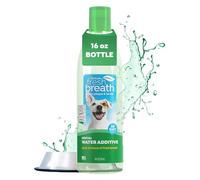 TropiClean Refrescante Bucal para Perros - Aditivo de Cuidado Bucal para el Agua para Perros, Mascotas, Gatos I Sin Cepillado I Combate la Placa y el Sarro - 473 ml