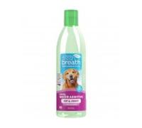 TropiClean Refrescante Bucal para Perros - Aditivo para el Agua para Perros, Mascotas I Sin Cepillado I Combate la Placa y el Sarro I Con Glucosamina para Cuidar las Articulaciones - 473 ml