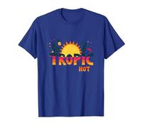 Trópico como su Verano Caliente Divertido piña Sol, Hawaianos Camiseta, Hombre, Azul Real, M