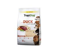 TROPIDOG Premium Adult Small Duck & Rice 8kg - Alimento con Pato y arroz para Perros Adultos de Razas pequeñas