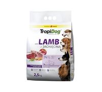 TROPIDOG Premium Adult Small Lamb & Rice 2,5kg - alimento Premium con Cordero y arroz para Perros Adultos de Razas pequeñas