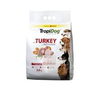 TROPIDOG Premium Adult Small Turkey & Rice 2,5kg - alimento Premium con Pavo y arroz para Perros Adultos de Razas pequeñas