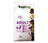 TROPIDOG Premium Adult M&L Lamb & Rice 12kg - Alimento Premium con Cordero y arroz destinado para Perros Adultos de Razas Medianas