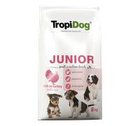 Tropidog Premium Junior Razas Pequeñas y Medianas Salmón con Arroz 8kg