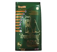 TROPIDOG Super Premium Adult Small Lamb Salmon & Rice 8kg - alimento con Cordero, salmón y arroz para Perros Adultos (>10 Meses) de Raza pequeña