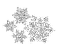 Troquel de corte artesanal, forma de copo de nieve, acero al carbono, plantilla para álbum de recortes, herramienta de tallado de precisión para tarjetas para álbumes de fotos,