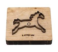 Troquel de corte de cuero con forma de caballo, cortador de cuero de aleación de acero, borde limpio y afilado, herramienta artesanal para cuero, cartón, caucho, plástico,