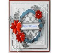 Troquel de metal de fondo de 18 x 14 cm, plantilla para manualidades hecha a mano, suministros de manualidades
