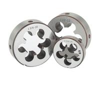 Troquel de rosca for tubería, 1 pulgada, 5/16, 1-3/8, 1-7/16, 1-1/2, 1-9/16, 1-5/8, 1-11/16, UN, UNC, UNF, UNEF, UNS, troqueles redondos, corte a mano derecha(1 7l16-12 UN,1 PCS)