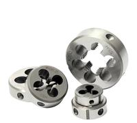 Troquel de rosca HSS, troqueles redondos métricos, herramienta de corte, acero de aleación a la derecha, M14 M15 M16 M17 M18 M19 M20 M21(5 Pcs,M16x0.5)