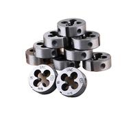Troquel de roscar a derechas para roscar a máquina Troquel de rosca redonda for roscas de tubería Serie UN Acero de aleación derecho Paquete de 1, 3, 5 piezas(1l2-27 Uns,5 PCS)