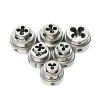 Troquel de roscar a derechas para roscar a máquina Troquel de rosca redonda métrica M33-M52, acero de aleación, mano derecha, paquete de 3(1 Pcs,M39x4)