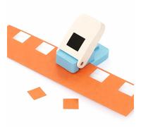 Troquel de sellos, forma rectangular, para manualidades de papel, álbumes de recortes, perforadores de papel hechos a mano, scrapbooking, fabricación de tarjetas (perforadora cuadrada de 2,5 cm)