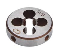 Troquel redondo Unc, troquel de corte de rosca de acero para herramientas de aleación para procesamiento de roscas generales, espesor 0,31 pulgadas, diámetro exterior 1,18 pulgadas