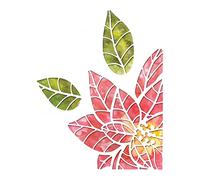Troquel Sizzix Thinlits Die Set 3 piezas - Elementos de Poinsettia