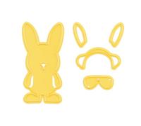 Troquelado y estampado en relieve plantilla - construcción - macho hare