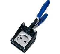 Troquelador gráfico de botones, cortador circular de papel manual con base y troquel de corte de acero, para hacer insignias, arte y manualidades(37 mm)