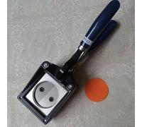 Troquelador gráfico de papel redondo Manual de mano de 25mm for fabricante de botones profesional