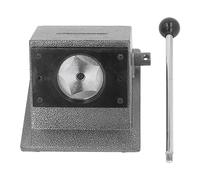 Troquelador redondo para hacer insignias redondas, cortador gráfico de acero inoxidable para papel, cuero, tarjetas de PVC, herramienta de artesanía profesional para entusiastas y (58mm)