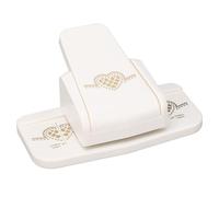 Troqueladora de Papel con Patrón de Corazón Grande, Perforadora de Esquinas para Scrapbooking, Herramienta de Embossing para Manualidades