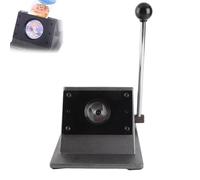 Troqueladora De Perforación Gráfica, 32/44/58 Mm, Fabricante De Botones De Insignia Redonda Manual, Cortadora De Papel Circular De Alta Resistencia Para Tarjetas De Pvc De Cuero De Papel 32mm