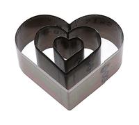 Troqueladora Punch Corazón Acero Alto Carbono 3 Piezas - Corte Preciso y Durable para Cuero DIY, Ideal para Cinturones, Bolsos y Carteras