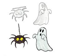 Troqueles de corte de araña de Halloween, diseño de fantasmas de Halloween, plantillas de metal en relieve, molde para tarjetas, álbumes de recortes y manualidades, decoración de tarjetas de papel