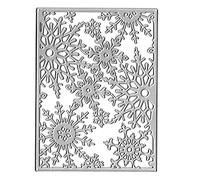 Troqueles de corte de copo de nieve de Navidad, hechos a mano, plantilla de desarrollo de habilidades para escuela, aula, profesor, corte de metal