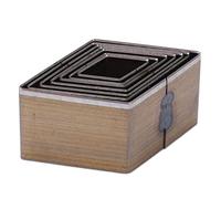 Troqueles de corte de cuero, 7 piezas de acero con alto contenido de carbono en forma de rombo troquelador cortador hueco DIY herramienta perforadora de cuero