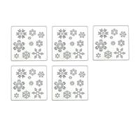 Troqueles de corte de Feliz Navidad, plantillas troqueladas de Metal de Navidad, moldes de plantilla para decoraciones de álbumes y álbumes de recortes, 5 uds