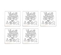 Troqueles de corte de Feliz Navidad, plantillas troqueladas de Metal de Navidad, moldes de plantilla para decoraciones de álbumes y álbumes de recortes, 5 uds