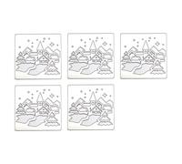 Troqueles de corte de Feliz Navidad, plantillas troqueladas de Metal de Navidad, moldes de plantilla para decoraciones de álbumes y álbumes de recortes, 5 uds