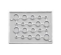 Troqueles de corte de gotas de agua, invitación de boda, diseño de corazón de estrella, moldes de plantillas de metal para hacer tarjetas, troqueles de corte de metal, troqueles de gotas de agua para