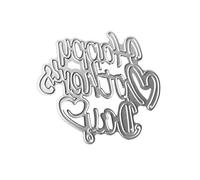 Troqueles de corte de metal con diseño de corazón para álbum de recortes, álbum de recortes, sello de mamá