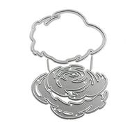 Troqueles de corte de metal con hojas de flores y hierba, plantilla para álbumes de recortes, decoración de álbumes de recortes, decoración de tarjetas, troqueles de corte de flores y hojas, álbumes