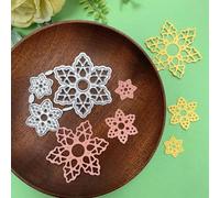 Troqueles de corte de metal con pétalos de flores de 7,8 x 4,5 cm para hacer tarjetas de papel, álbumes de recortes, álbumes de fotos, molde de relieve, tarjetas, decoración de álbumes de recortes