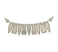 Troqueles de corte de metal de zanahoria de Pascua, álbum de recortes, tarjeta de sello