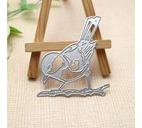 Troqueles de corte de metal para pájaros, 2.72 x 2.95 pulgadas, diseño de animales, álbumes de recortes, decoración de tarjetas de papel, herramientas para manualidades, troqueles de tarjetas