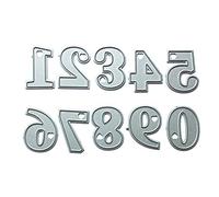 Troqueles de corte de números de letra, plantillas de metal, plantillas, álbumes de recortes, tarjetas de papel, cuero, joyería, molde de resina, kit de llavero